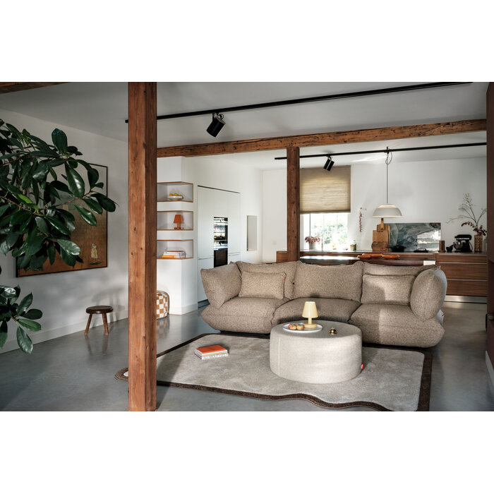 Fatboy Carpet Grand Not Straight Vloerkleed 200x290 cm Beige Left