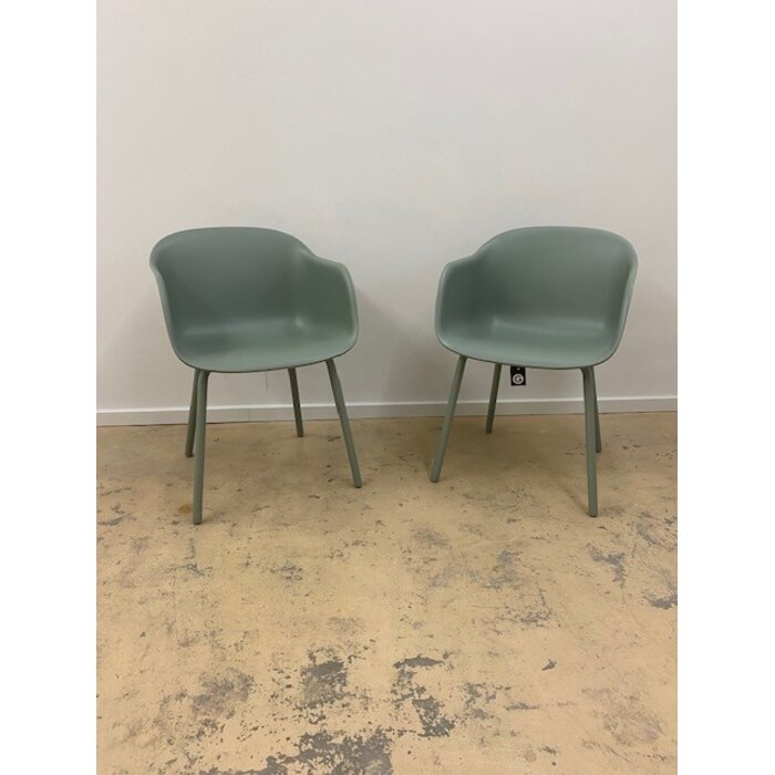 Muuto Fiber Outdoor Armchair Dusty Green