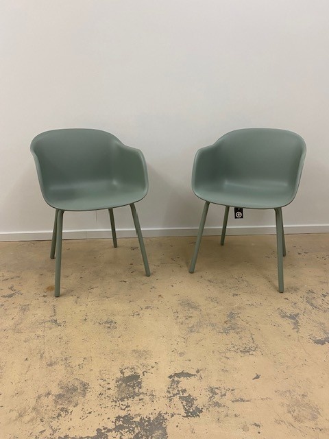 Muuto Fiber Outdoor Armchair Dusty Green