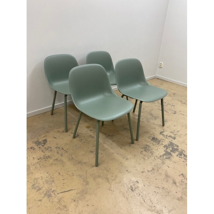 Muuto Fiber Outdoor Side Chair Dusty Green
