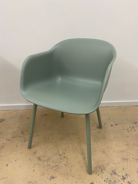 Muuto Fiber Outdoor Armchair Dusty Green