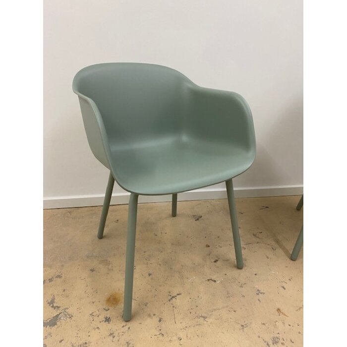 Muuto Fiber Outdoor Armchair Dusty Green