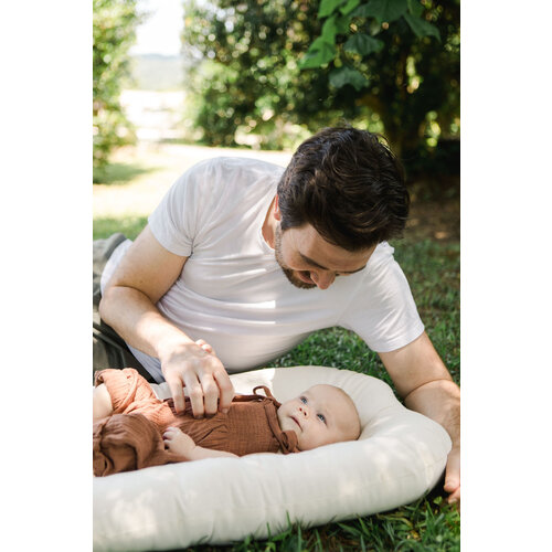 SNUGGLE ME ORGANIC babynest bio katoen - natural