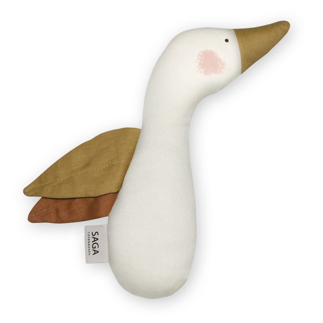 goose toy - cream