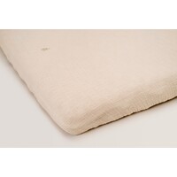 muslin fitted sheet junior - eggshell GARBO & FRIENDS muslin fitted sheet junior - eggshell