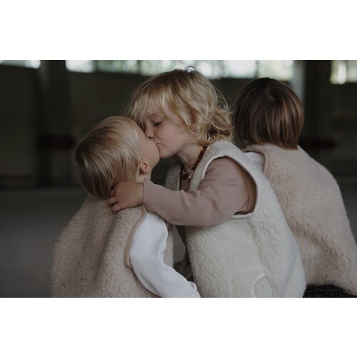 A BABY BRAND wool vest - beige