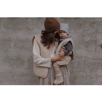 A BABY BRAND wool vest mama - beige
