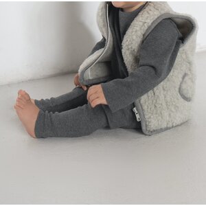 wool vest - grey