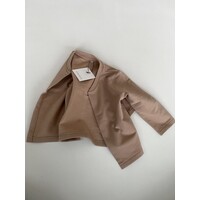 A BABY BRAND cardigan and baby pants  - nude