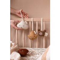 MAIN SAUVAGE baby gym toy - leaf - ochre
