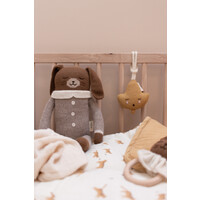 MAIN SAUVAGE baby gym toy - leaf - ochre