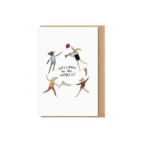 MAIN SAUVAGE welcome to the world card