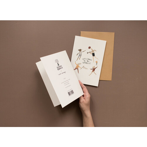 MAIN SAUVAGE welcome to the world card