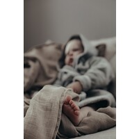 GARBO & FRIENDS muslin filled blanket - thyme