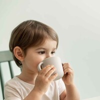 EKOBO silicone cup set with handles - cloud/storm