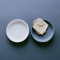 EKOBO silicone suction plate set - cloud/storm