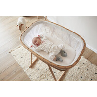 CHARLIE CRANE kumi cradle with organic  mattress - hazelnut