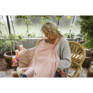 voedingsdoek - oud roze