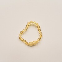 LILLE amber teething bracelet - lemon polished