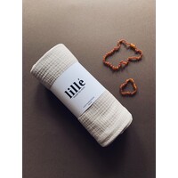 LILLE amber teething bracelet - multicolor polished