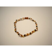 LILLE amber teething necklace - multicolor raw