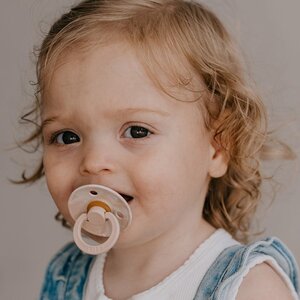2 pack latex bibs tie dye - 6-18m - blush/ivory