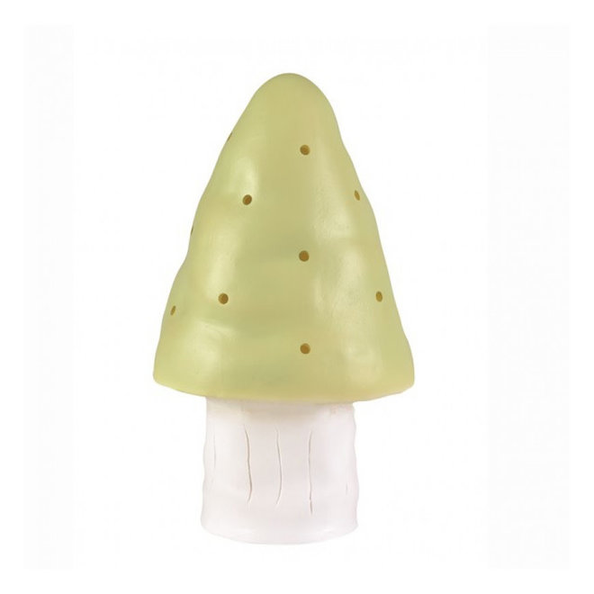 small mushroom lamp - olive