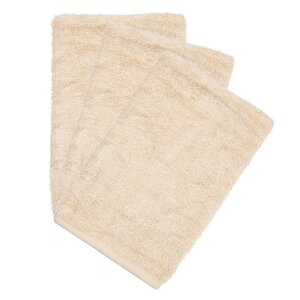 3 pack washcloths - frosted almond