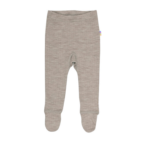 leggings with foot -sesame melange - 100% wool JOHA leggings with foot -sesame melange - 100% wool