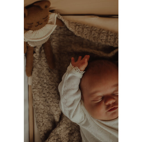 body pointelle - natural - wool/silk JOHA body pointelle - natural - wool/silk