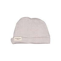 aiko beanie - soft dove wool pointelle aiko beanie - soft dove wool pointelle