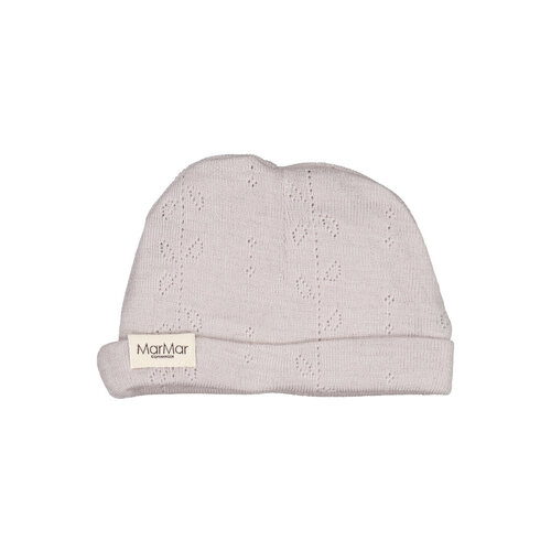 aiko beanie - soft dove wool pointelle aiko beanie - soft dove wool pointelle