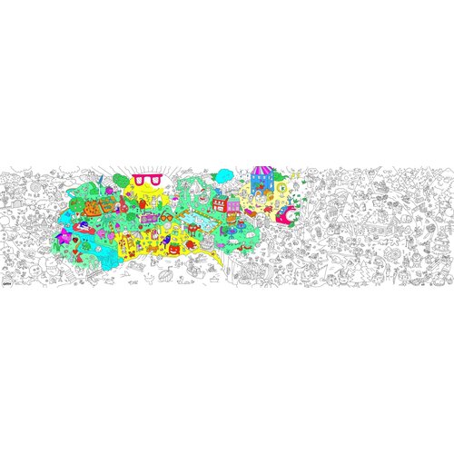 OMY colouring poster - 4 seasons