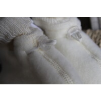 JOHA booties - natural - 100% soft wool