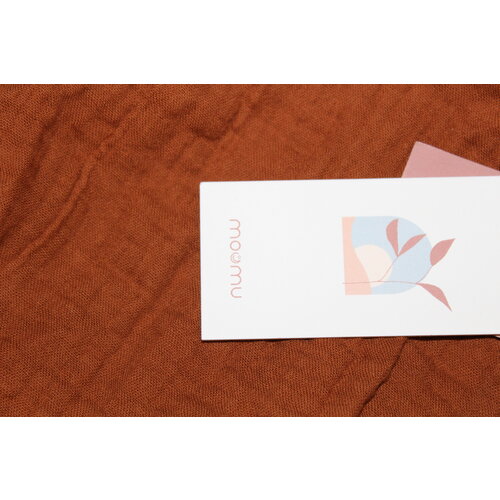 MOOMU changing cover for moomu - cognac muslin