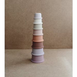 stacking cups - pastel