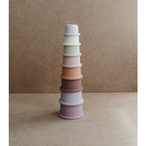 stacking cups - pastel MUSHIE stacking cups - pastel