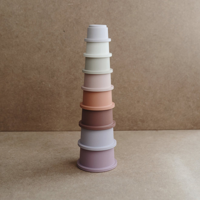 stacking cups - pastel