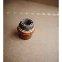 MUSHIE stacking cups - retro