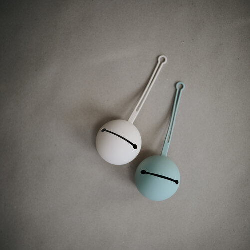 MUSHIE silicone pacifier case - shifting sand