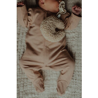 DAPPER MAENTJE pacifier - plush teddy - beige