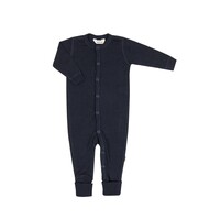 JOHA nightsuit 2 in 1 basic -navy - 100% wool