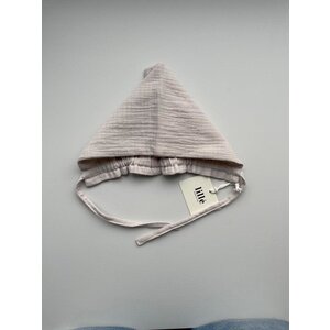 LILLE muslin bonnet - beige (0-3M) muslin bonnet - beige (0-3M)