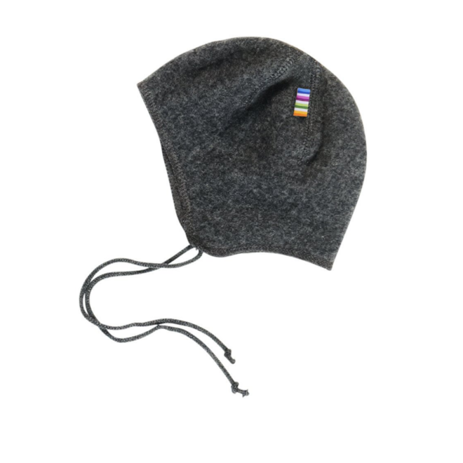 bonnet - dark grey - 100% wool