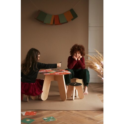 BABAI TOYS wooden table - natural