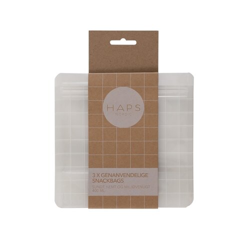 HAPS NORDIC reusable snack bag - 400 ml