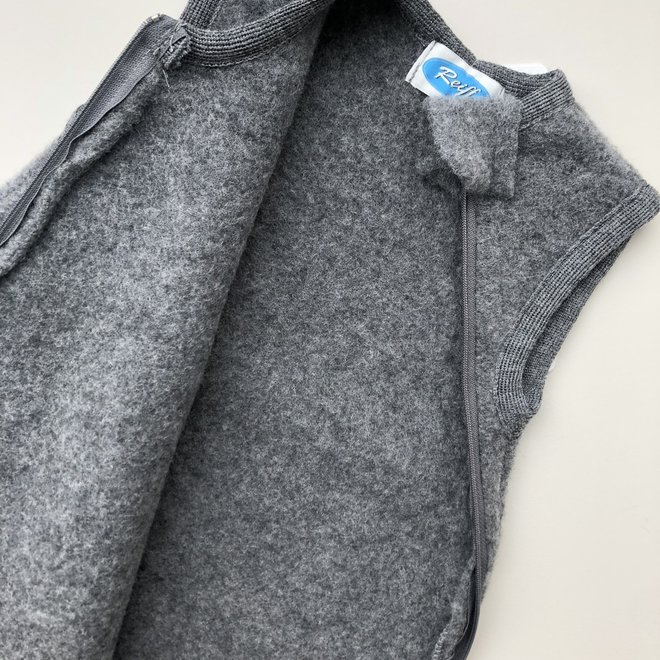 winter sleeping bag wool fleece - grey