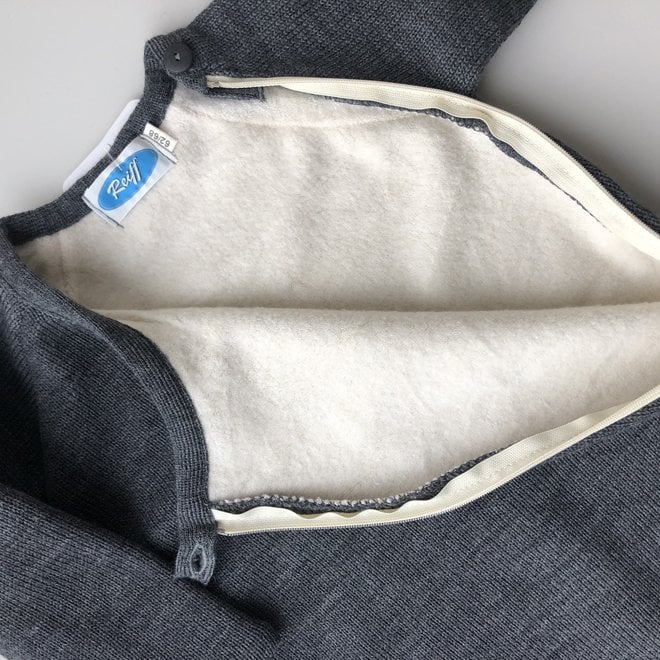winter sleeping bag wool cotton - grey