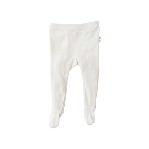 JOHA leggings with foot - natural - 100% wool