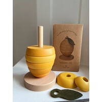 KONGES SLOJD stacking fruits - lemon